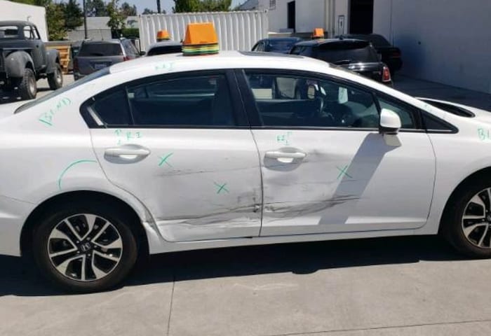 Body Repair — Honda Before Repair